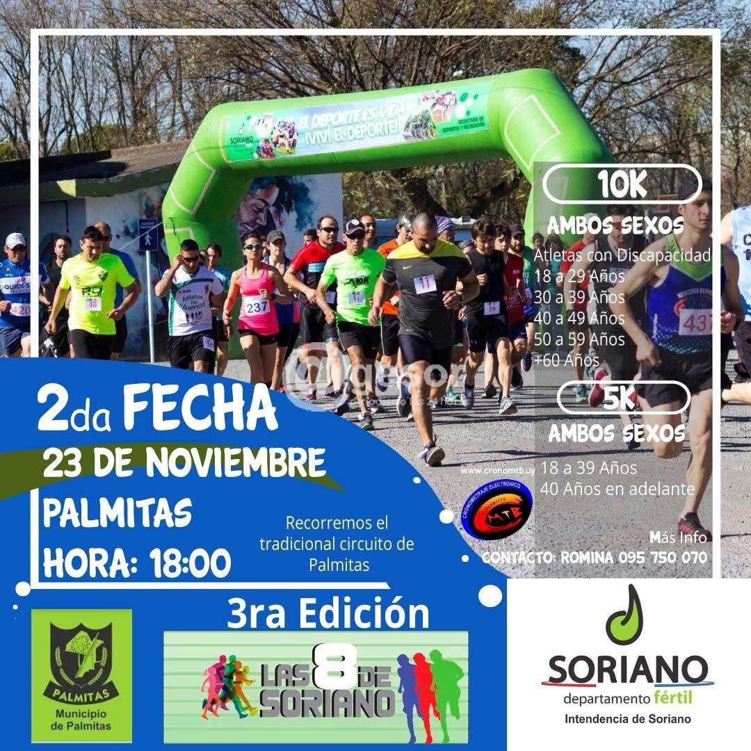 Este sábado 23 de noviembre 2019, 10k y 5 k.